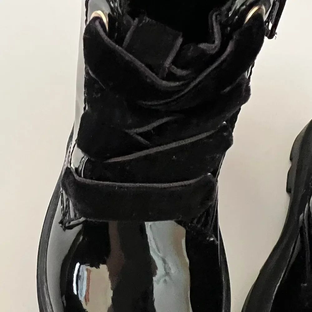 H&M black toddler boots